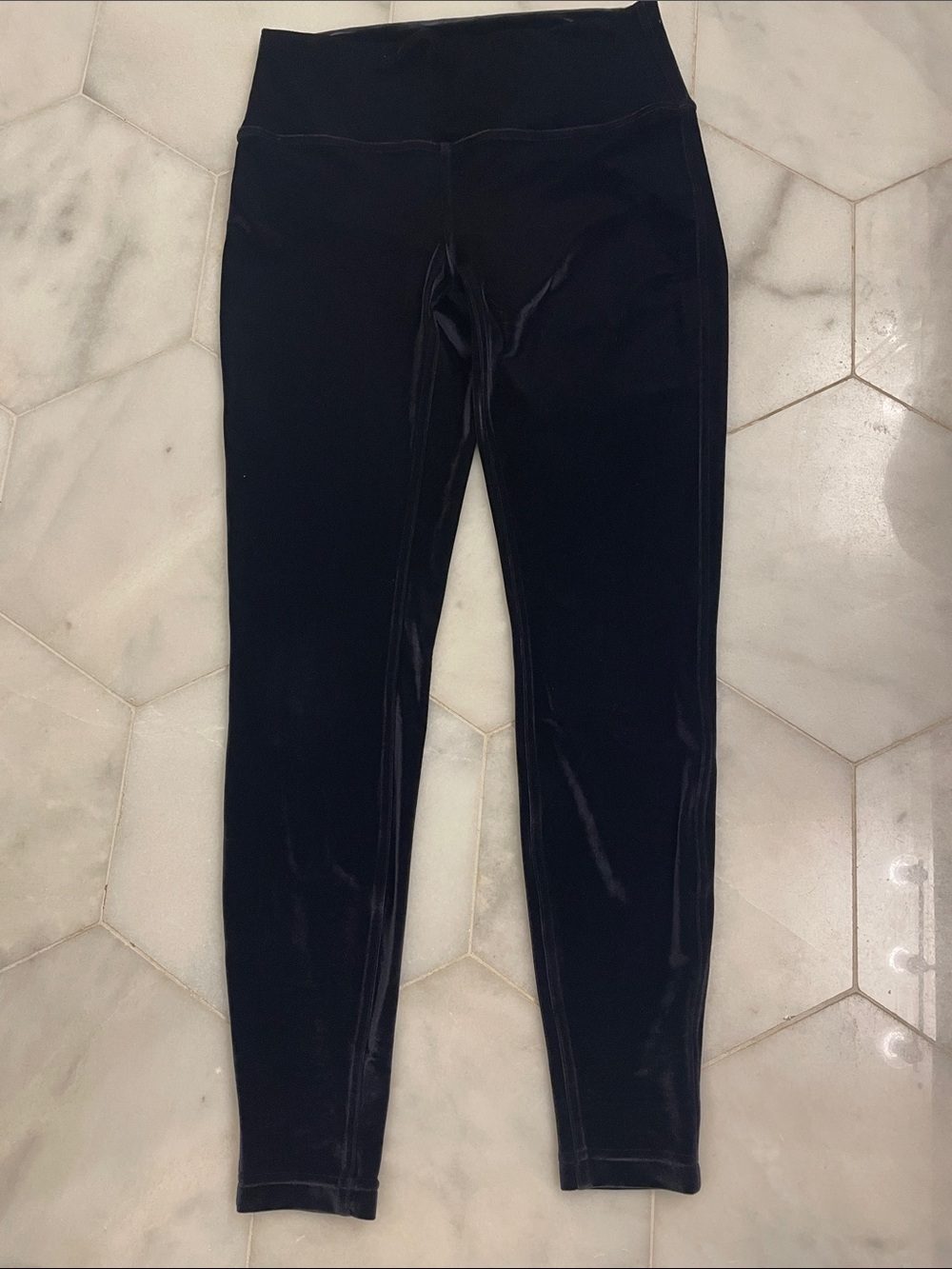lululemon athletica Black Velvet High-Rise Leggings. Never worn.